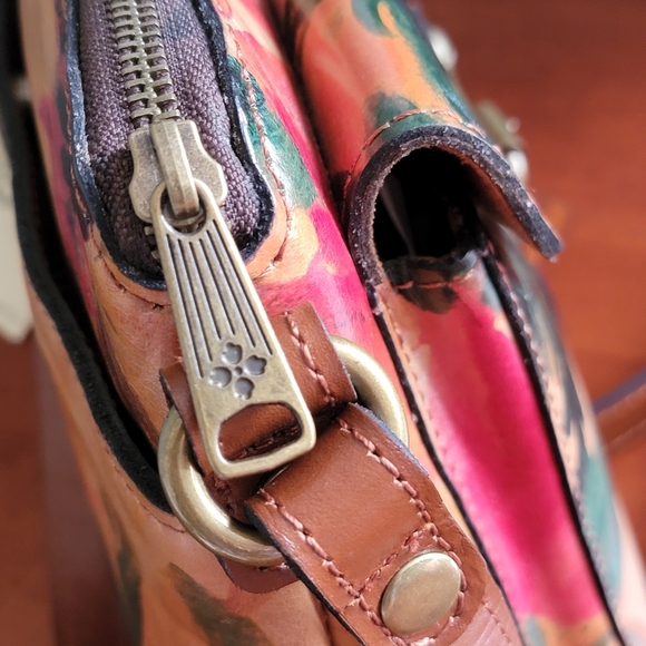 NWT Patricia Nash Avellino Spring Multi Leather Crossbody Bag Purse - Picture 13 of 16